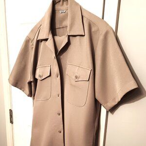 Abbott Military Khaki Men Trousers  & Short Sleeve Shirt